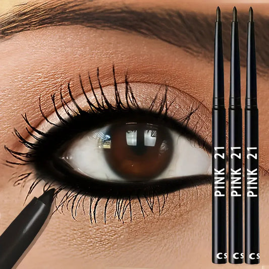 EyeMaster - Trio de Crayons Eyeliner Noir Waterproof Longue Tenue