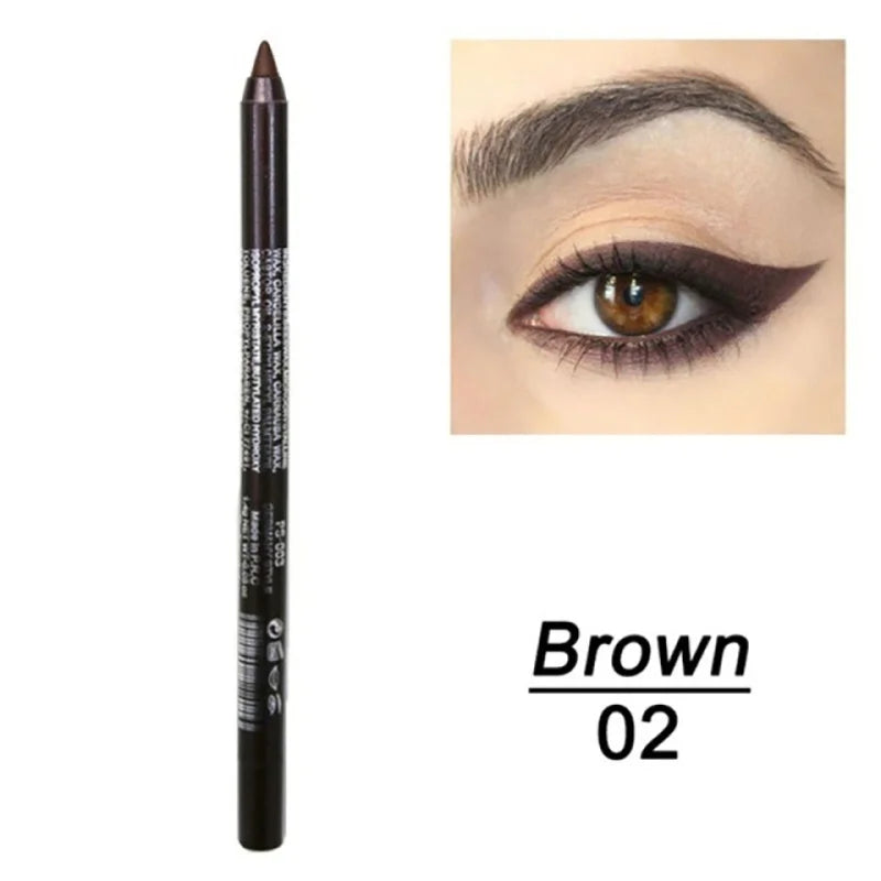 SilkGlow - Stylo Ombre à Paupières et Eyeliner Waterproof, Brillance Intense et Couleurs Vibrantes