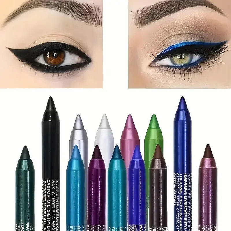 SilkGlow - Stylo Ombre à Paupières et Eyeliner Waterproof, Brillance Intense et Couleurs Vibrantes