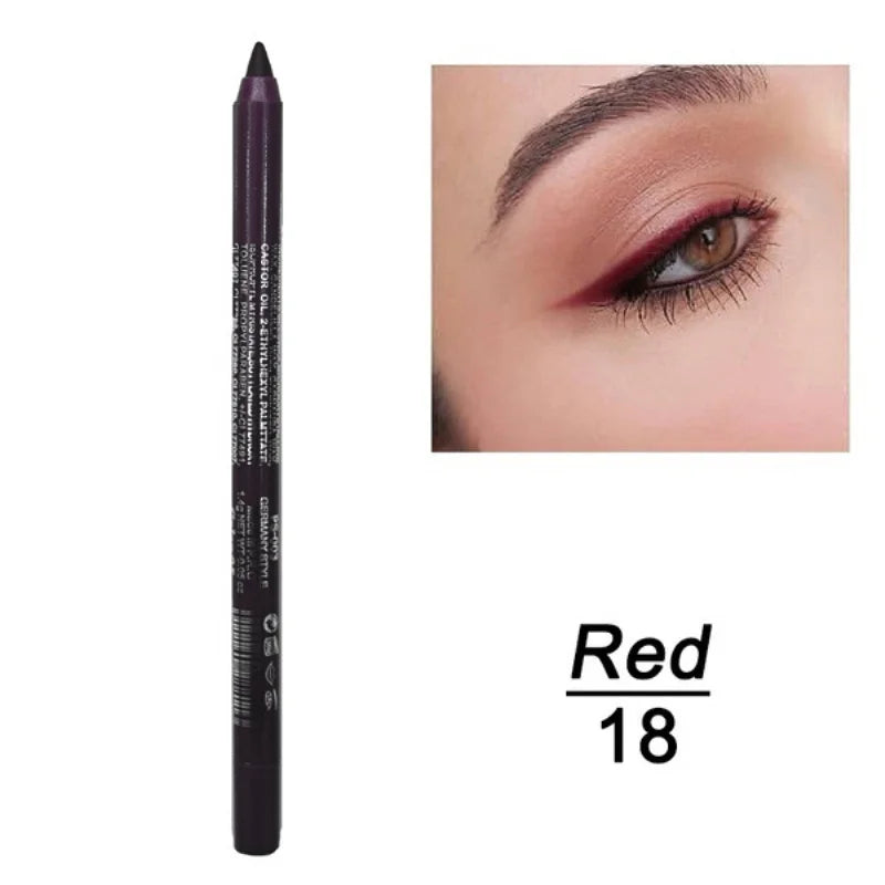 SilkGlow - Stylo Ombre à Paupières et Eyeliner Waterproof, Brillance Intense et Couleurs Vibrantes