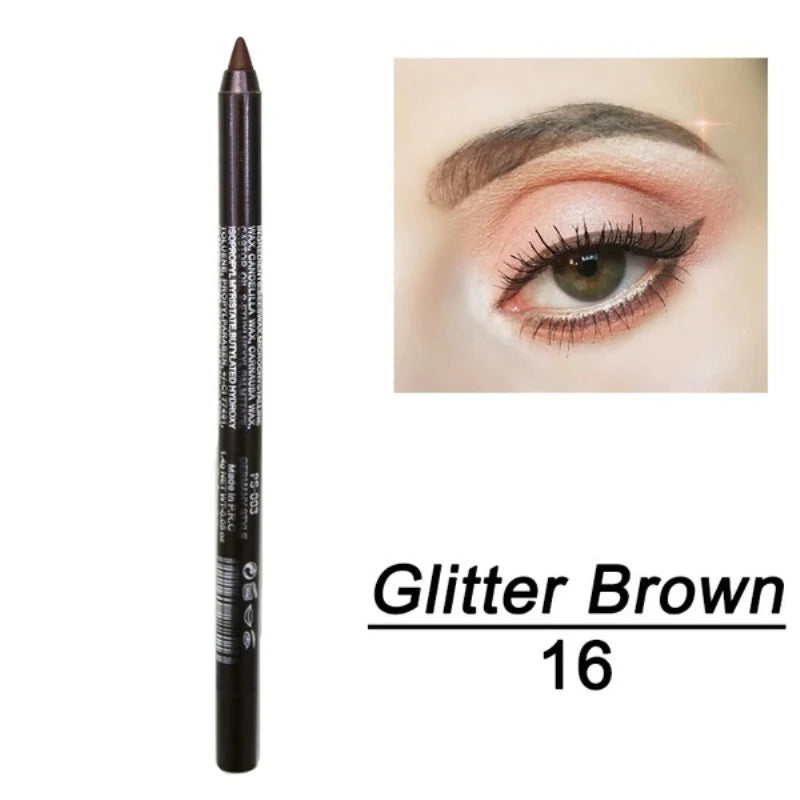 SilkGlow - Stylo Ombre à Paupières et Eyeliner Waterproof, Brillance Intense et Couleurs Vibrantes