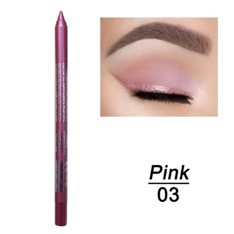 SilkGlow - Stylo Ombre à Paupières et Eyeliner Waterproof, Brillance Intense et Couleurs Vibrantes