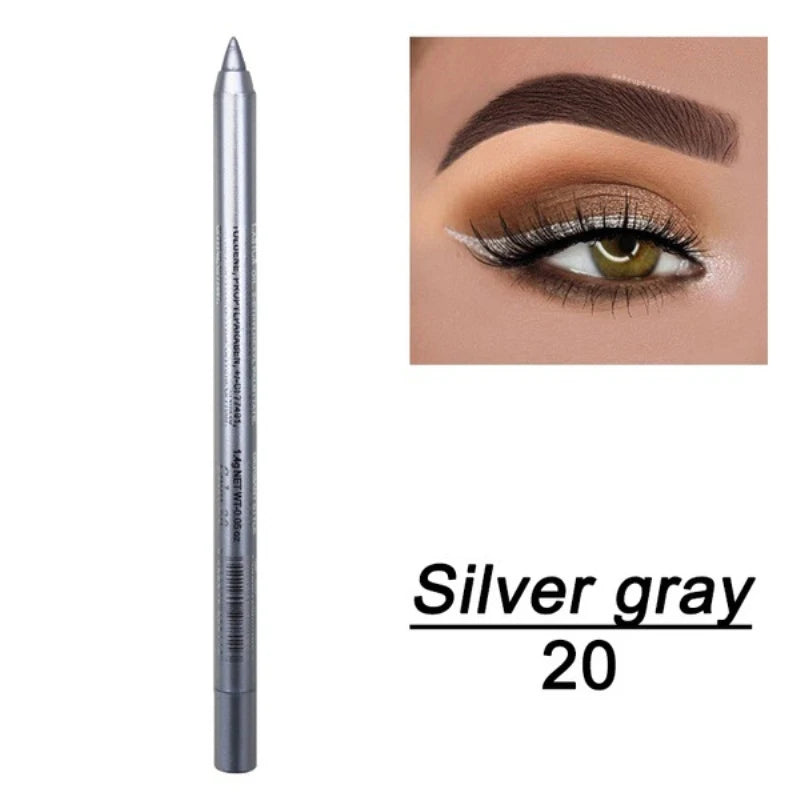 SilkGlow - Stylo Ombre à Paupières et Eyeliner Waterproof, Brillance Intense et Couleurs Vibrantes