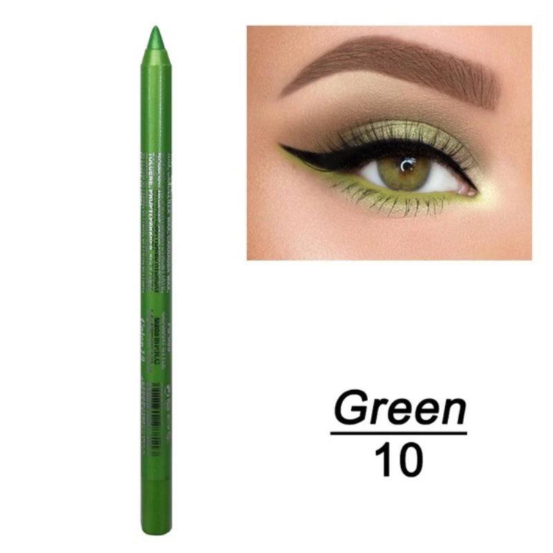 SilkGlow - Stylo Ombre à Paupières et Eyeliner Waterproof, Brillance Intense et Couleurs Vibrantes